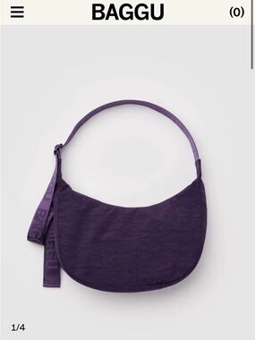 Baggu Medium Crescent Fig